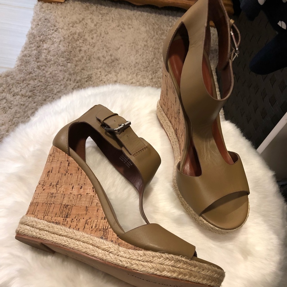 Charles David wedge sandals